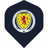 Scotland Football Dart Flights - Official Licensed - 100 Micron - No2 - Std - F2 - Navy Blue - Logo
