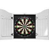 Scotland Football Dartboard Cabinet - Official Licensed - C1 - White - Logo