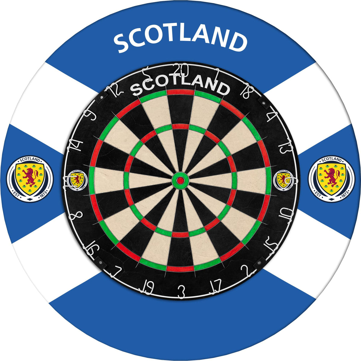 Scotland Football Dartboard Surround - Official Licensed - S2 - Blue