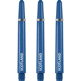 Scotland Football Nylon Shafts - Dart Stems with Springs - Blue - Medium