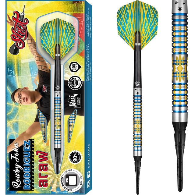 Shot Rowby-John Rodriguez Darts - Soft Tip Tungsten - Araw 18g
