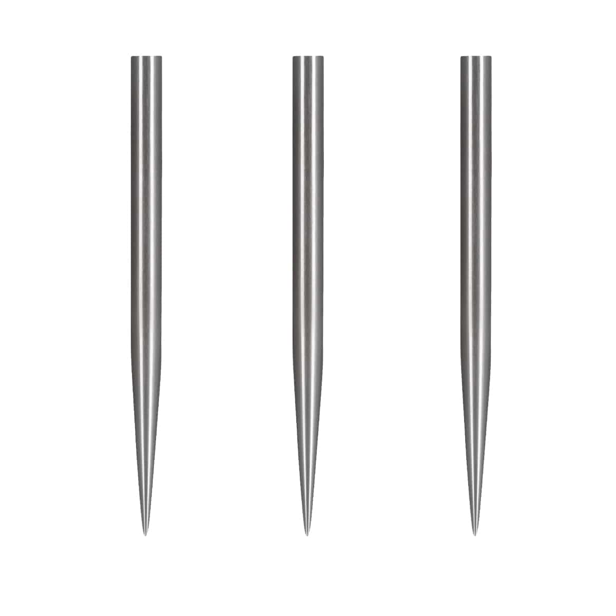 Shot Steel Tip Dart Points - Smooth - Silver