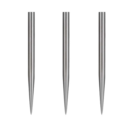 Shot Steel Tip Dart Points - Smooth - Silver