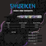 Mission Shuriken Darts - Steel Tip - 90% Tungsten
