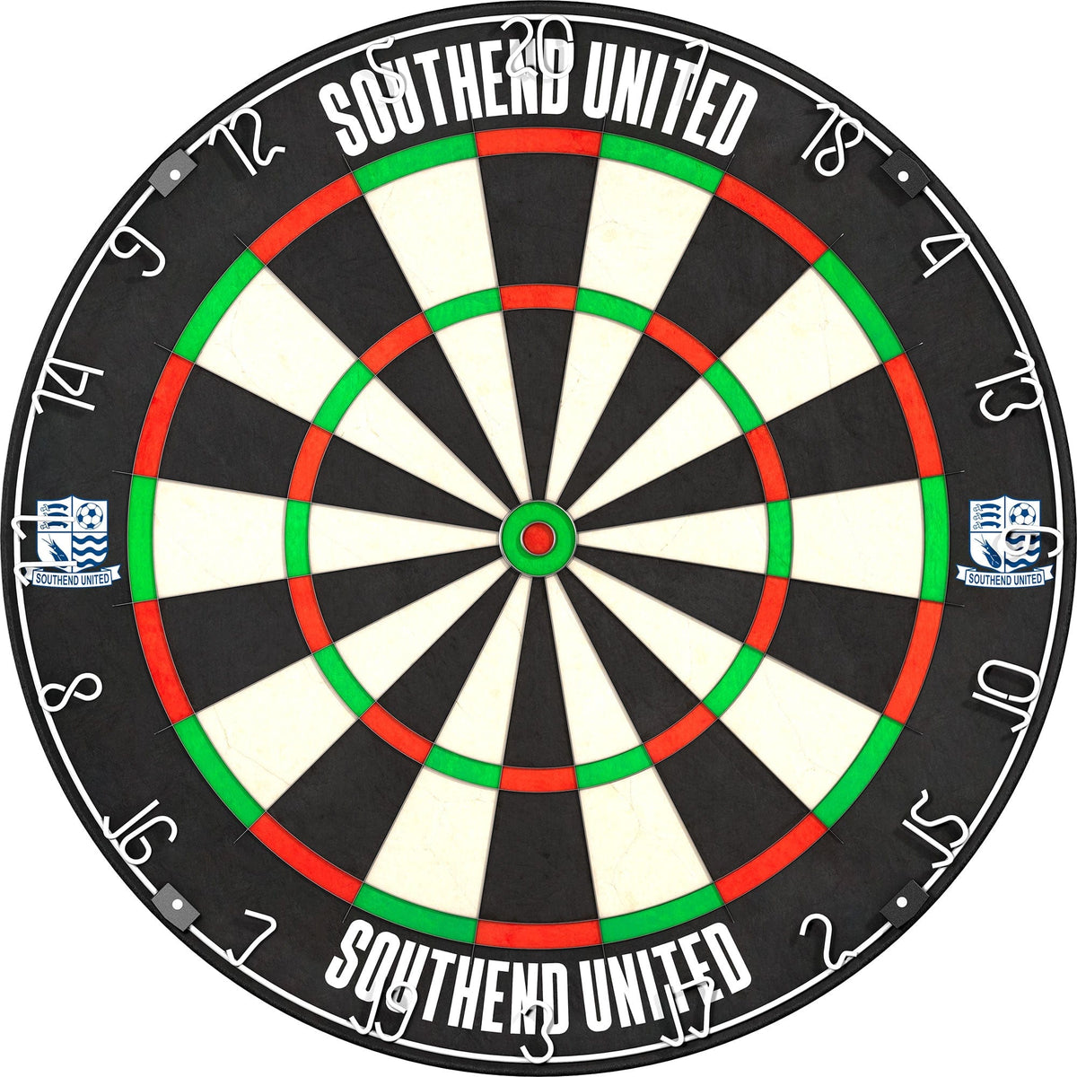 Southend United FC - Official Licensed - Professional Dartboard - Crest and Wordmark
