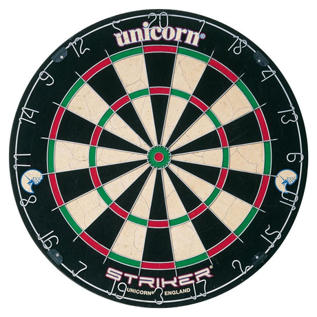 Unicorn Striker Dartboard - Entry Level - Round Wire Bristle Board