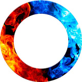 Designa Dartboard Surround - Design Collection - Heavy Duty - Fire and Ice