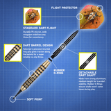 Shot Talisman Darts - Soft Tip - Steel - 18g