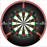 Mission Torus 270 Dartboard Lighting - Bright White Light Red