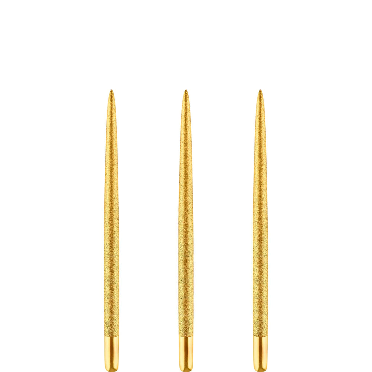 One80 Long Taper Dart Points - Sand Coated - Gold