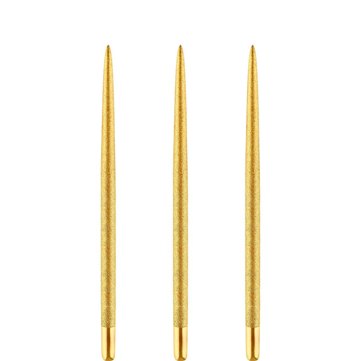 One80 Long Taper Dart Points - Sand Coated - Gold
