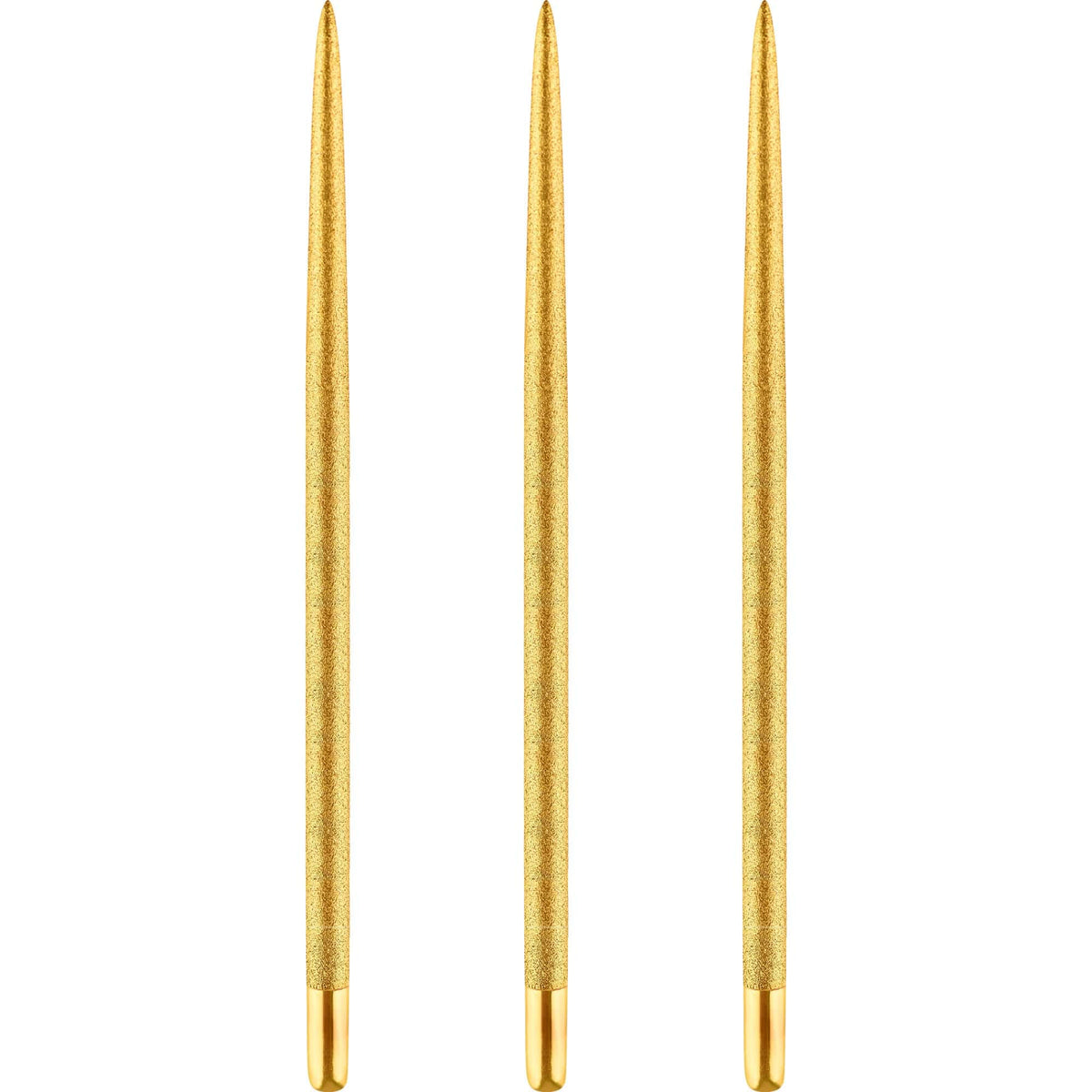 One80 Long Taper Dart Points - Sand Coated - Gold