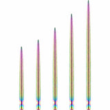 One80 Long Taper Dart Points - Sand Coated - Rainbow