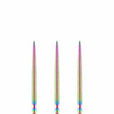 One80 Long Taper Dart Points - Sand Coated - Rainbow