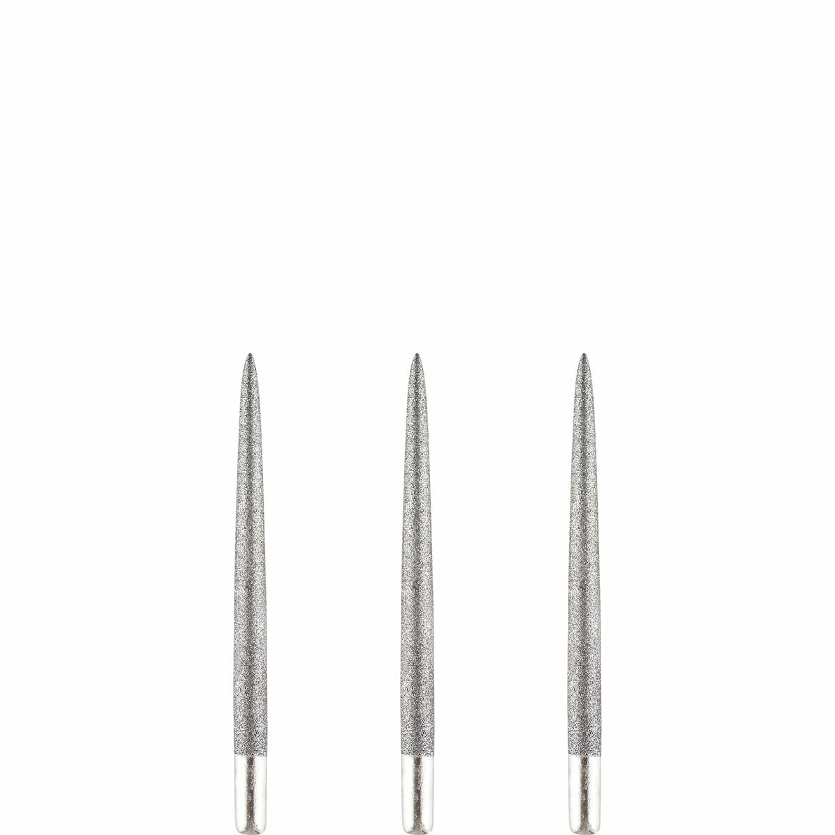 One80 Long Taper Dart Points - Sand Coated - Silver