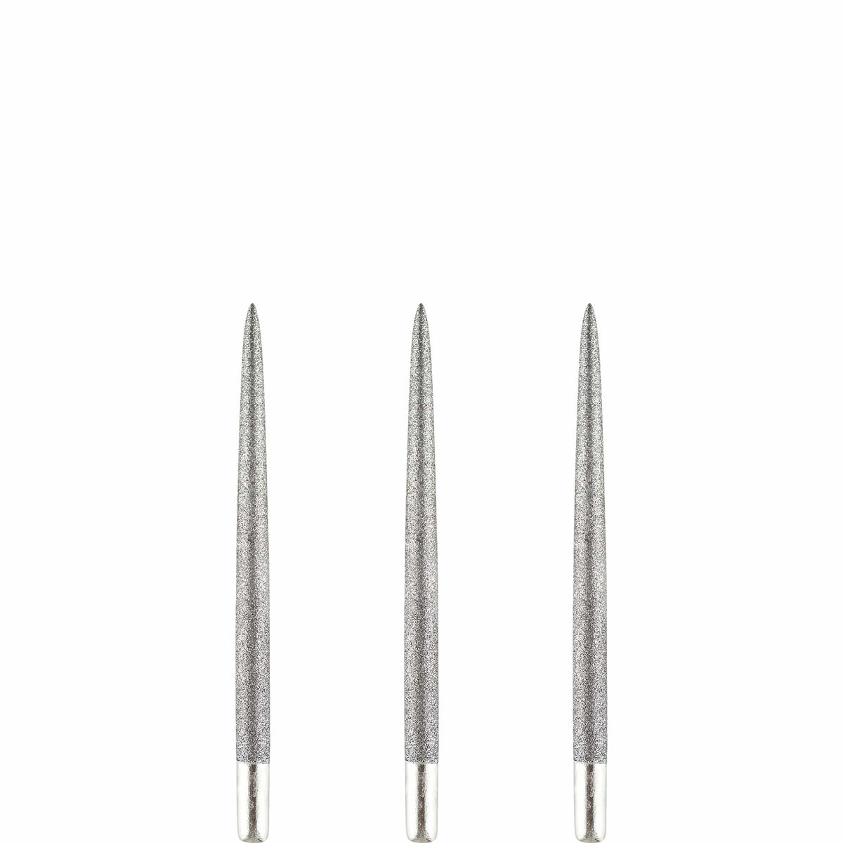 One80 Long Taper Dart Points - Sand Coated - Silver