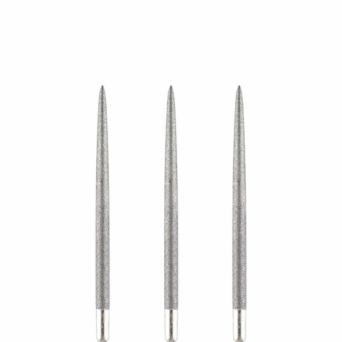 One80 Long Taper Dart Points - Sand Coated - Silver