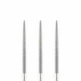 One80 Long Taper Dart Points - Sand Coated - Silver