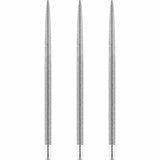 One80 Long Taper Dart Points - Sand Coated - Silver
