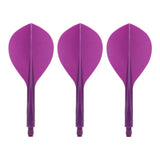 Condor AXE120 Dart Flights - Teardrop - Purple