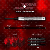 Mission Thomas Junghans Darts - Soft Tip - 90% Tungsten 20g