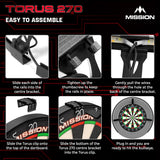 Mission Torus 270 - Dartboard Lighting - USB-C