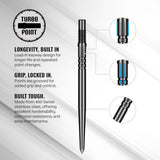 Shot Turbo Dart Points - Steel Tip - Celt