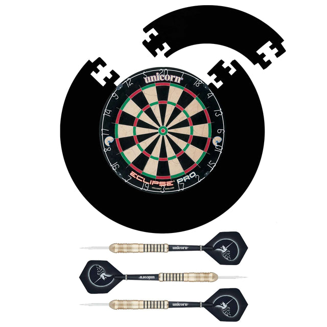 Unicorn Dartboard Bundle - Eclipse Pro, Jigsaw Surround and Darts