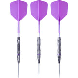 Cuesoul Engine V2 Darts - Steel Tip - 90% Tungsten - Hope Ring - Purple 22g