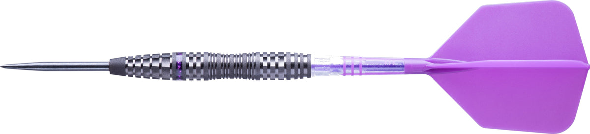 Cuesoul Engine V2 Darts - Steel Tip - 90% Tungsten - Hope Ring - Purple 22g