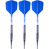 Cuesoul Engine V3 Darts - Soft Tip - 90% Tungsten - Hope Ring - Blue