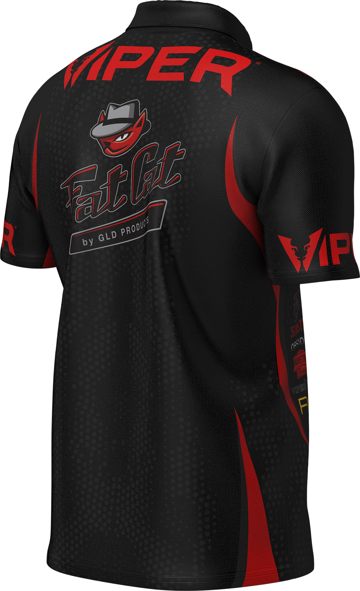 Viper Dart Shirt - Logo - Black & Red