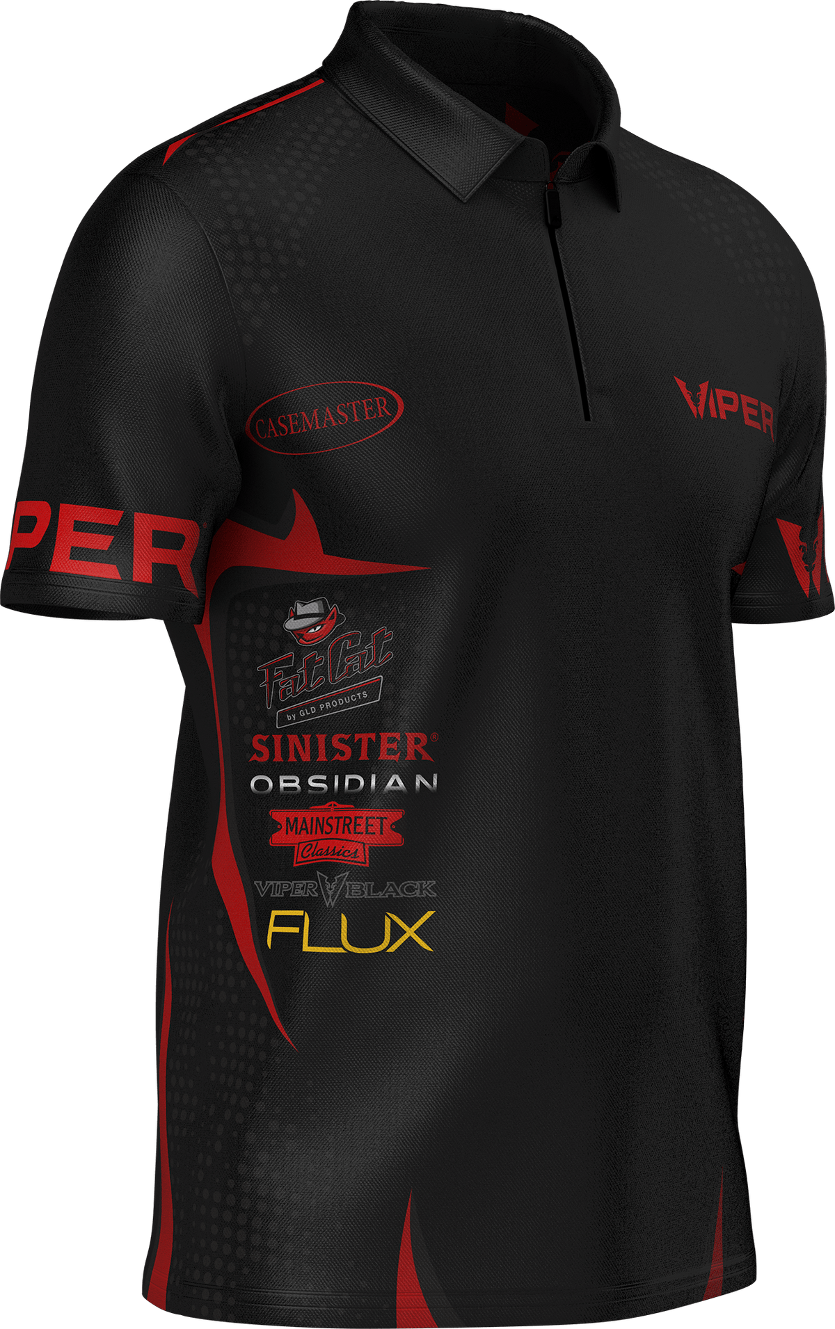 Viper Dart Shirt - Logo - Black & Red