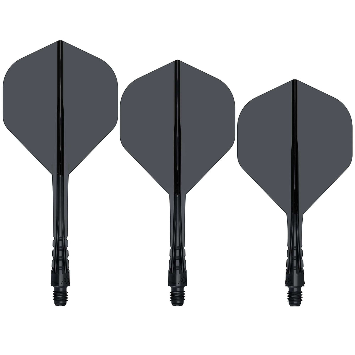 Mission Force 90 Vortex - Moulded Flight & Shaft - Standard No2 Clear Black / Short