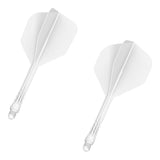 Mission Force 90 Vortex - Moulded Flight & Shaft - Clear