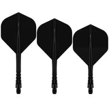 Mission Force 90 Vortex - Moulded Flight & Shaft - Standard No2 Black / Short
