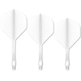 Mission Force 90 Vortex - Moulded Flight & Shaft - Standard No2 White / Short