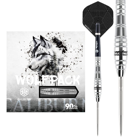 Caliburn Wolfpack Darts - Steel Tip - 90% Tungsten - W2 - 22g
