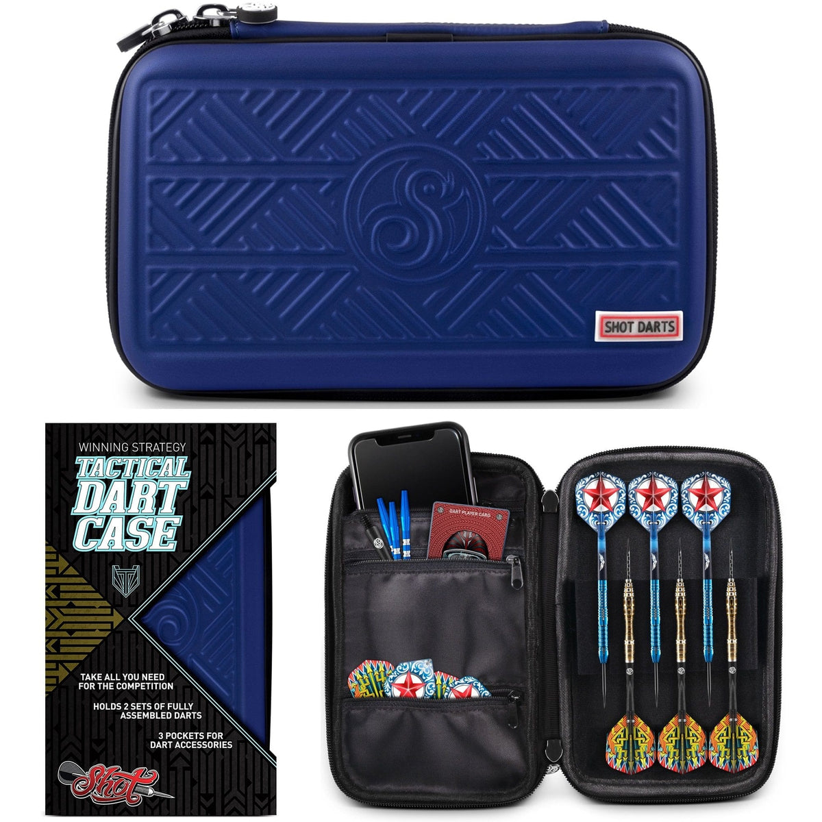 *Shot Tactical Darts Case - Strong EVA Material