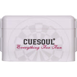 *Cuesoul - Antie Dart Flight Holder - Printed Design - Dartboard White