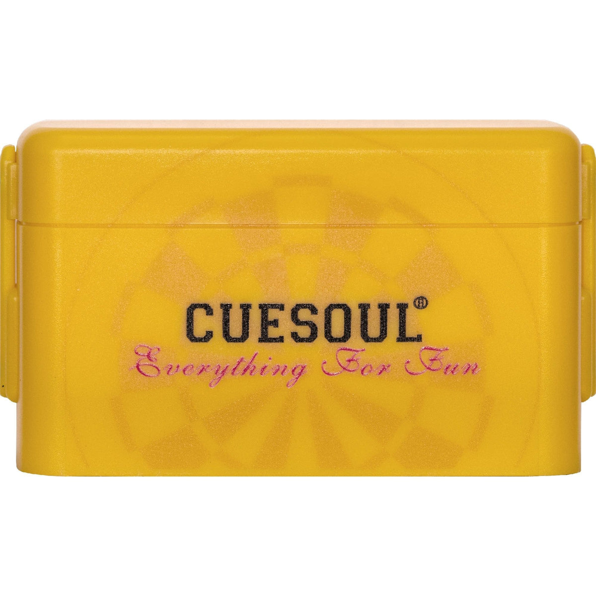 *Cuesoul - Antie Dart Flight Holder - Printed Design - Dartboard Yellow