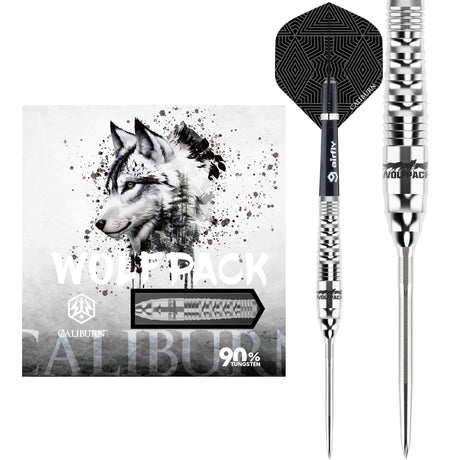 Caliburn Wolfpack Darts - Steel Tip - 90% Tungsten - W3 - 21g