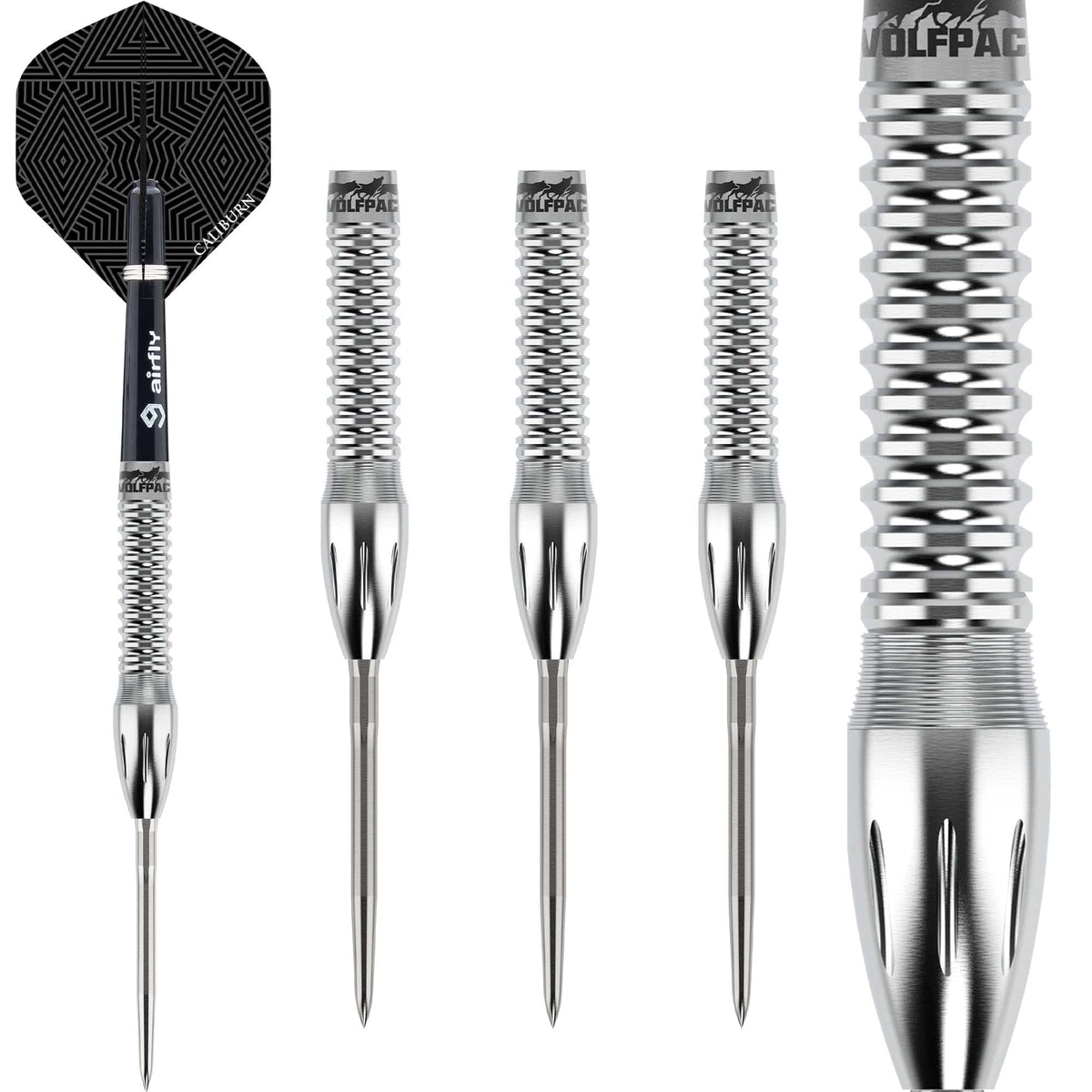 Caliburn Wolfpack Darts - Steel Tip - 90% Tungsten - W4 - 20g
