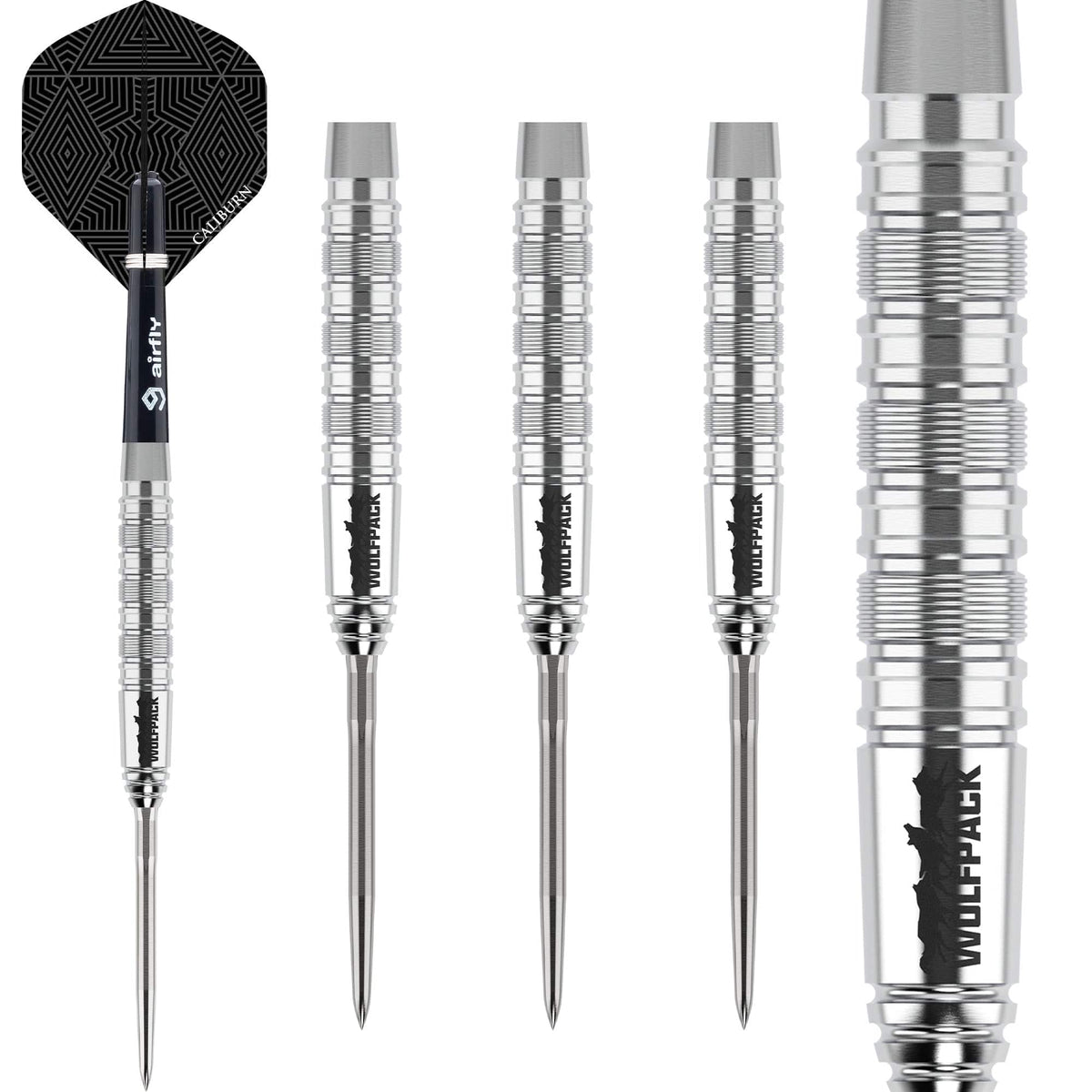 Caliburn Wolfpack Darts - Steel Tip - 90% Tungsten - W7 - 21g
