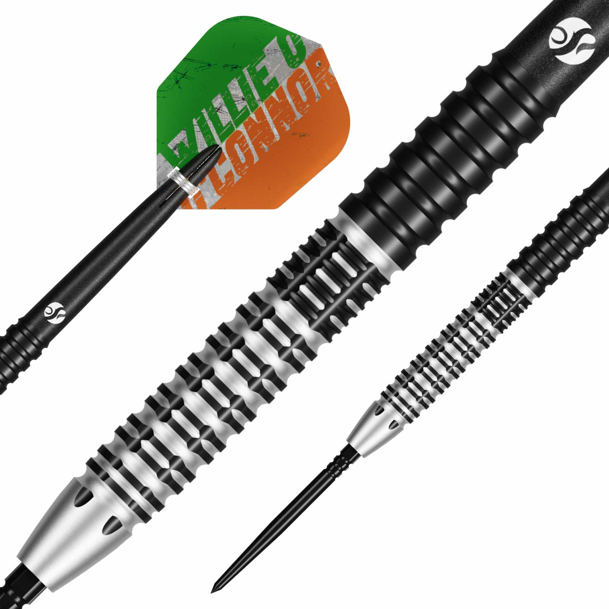 Shot Pro Series Turbo Darts - Steel Tip - 90% Tungsten - Willie O Connor - Magpie