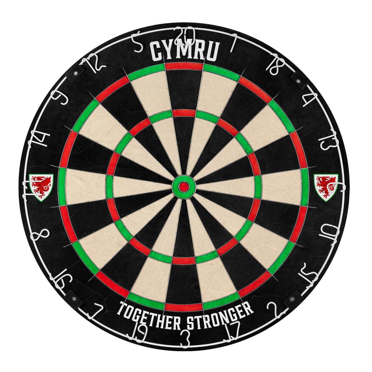 Wales Printed Dartboard & Printed Surround - Cymru