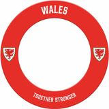 Wales FA - Dartboard Surround - Official Licensed - Welsh \ Cymru - S1 - Red - Wales