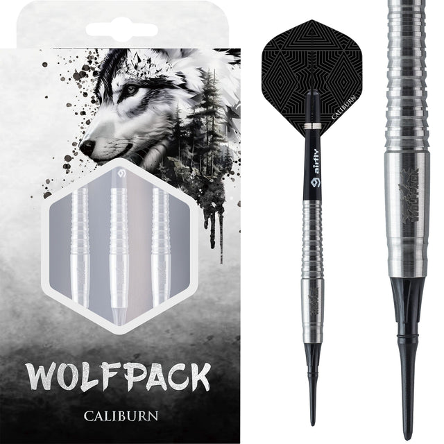 Caliburn Wolfpack Darts - Soft Tip - 90% Tungsten - W8 - 16.5g PERS