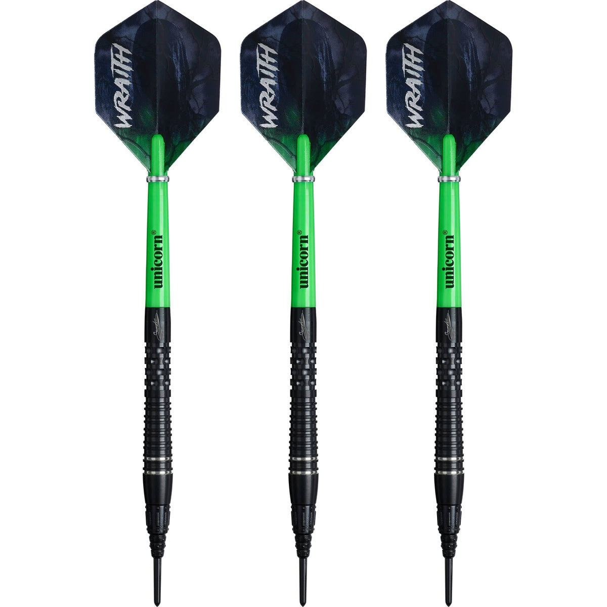Unicorn Wraith Darts - Soft Tip - 90% Tungsten - Gary Anderson - Phase 6 20g