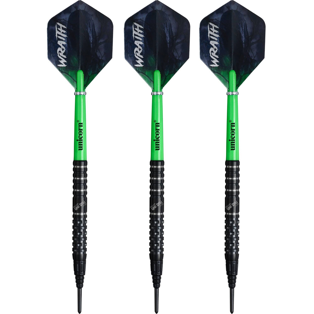 Unicorn Wraith Darts - Soft Tip - 90% Tungsten - Callan Rydz - Phase 2 19g